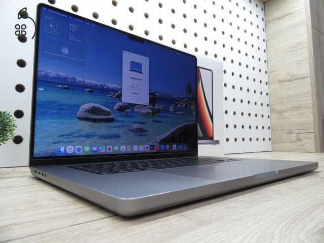 Apple MacBook Pro 16 (2021, M1 Pro) – 16″ XDR, ProMotion 120 Hz, 16 GB / 512 GB – Használt, szép állapot – 82% akku (582 ciklus) – 3 hónap garancia