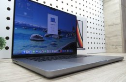 Apple MacBook Pro 16 (2021, M1 Pro) – 16″ XDR, ProMotion 120 Hz, 16 GB / 512 GB – Használt, szép állapot – 82% akku (582 ciklus) – 3 hónap garancia