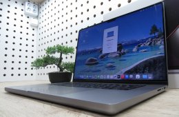 Apple MacBook Pro 16 (2021, M1 Pro) – 16″ XDR, ProMotion 120 Hz, 16 GB / 512 GB – Használt, szép állapot – 82% akku (582 ciklus) – 3 hónap garancia