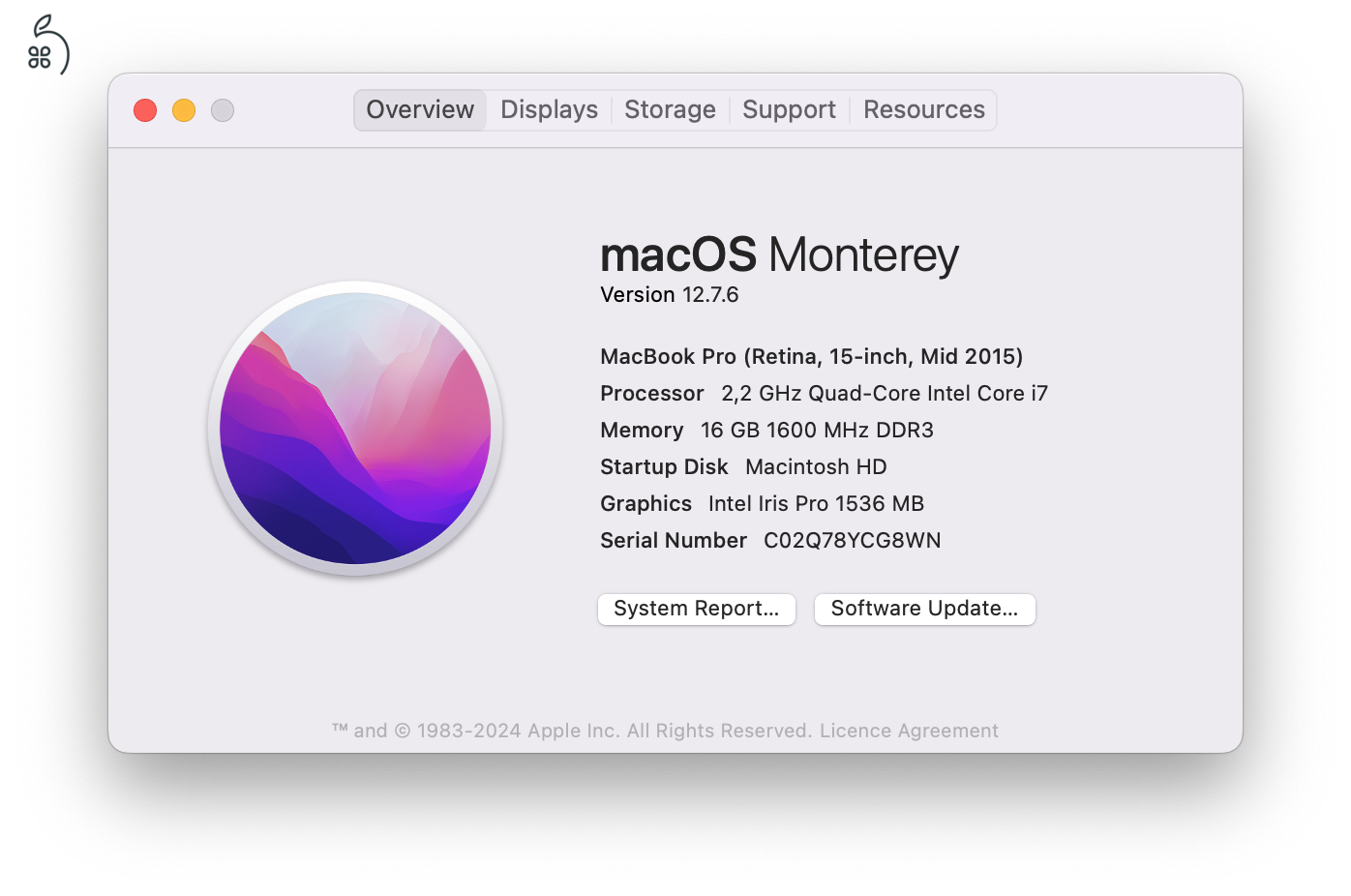 MacBook Pro 15” (Retina, Mid 2015) 1TB SSD