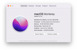 MacBook Pro 15” (Retina, Mid 2015) 1TB SSD
