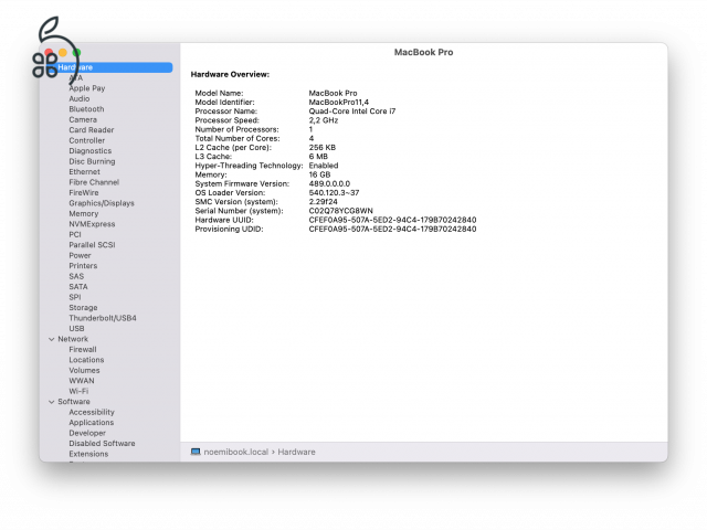 MacBook Pro 15” (Retina, Mid 2015) 1TB SSD