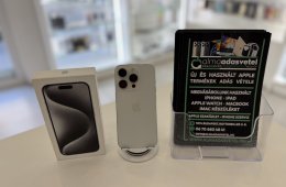 iPhone 15 Pro 128GB Független  Nagyon Szép/1-3 hónap gar./Akku 90%/p4496