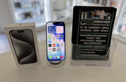 iPhone 15 Pro 128GB Független  Nagyon Szép/1-3 hónap gar./Akku 90%/p4496