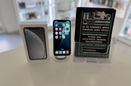 iPhone XR 128GB Yettel Újszerű/1-3 hónap gar./Akku 80%/p4498