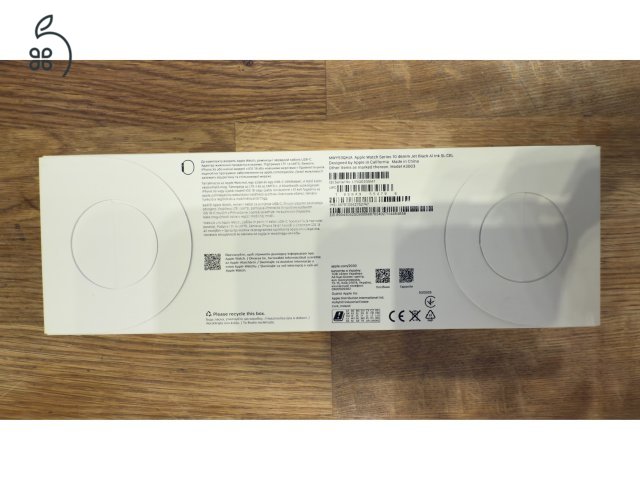 Apple Watch Series 10 – 46mm Jet Black (Cellular) – újszerű, 100% akku, 2 év garancia