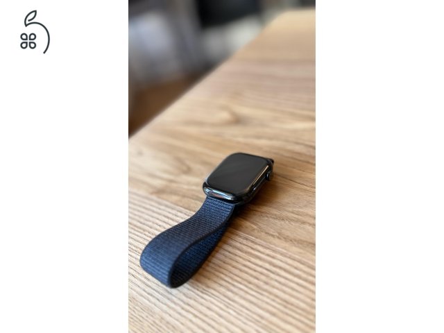 Apple Watch Series 10 – 46mm Jet Black (Cellular) – újszerű, 100% akku, 2 év garancia