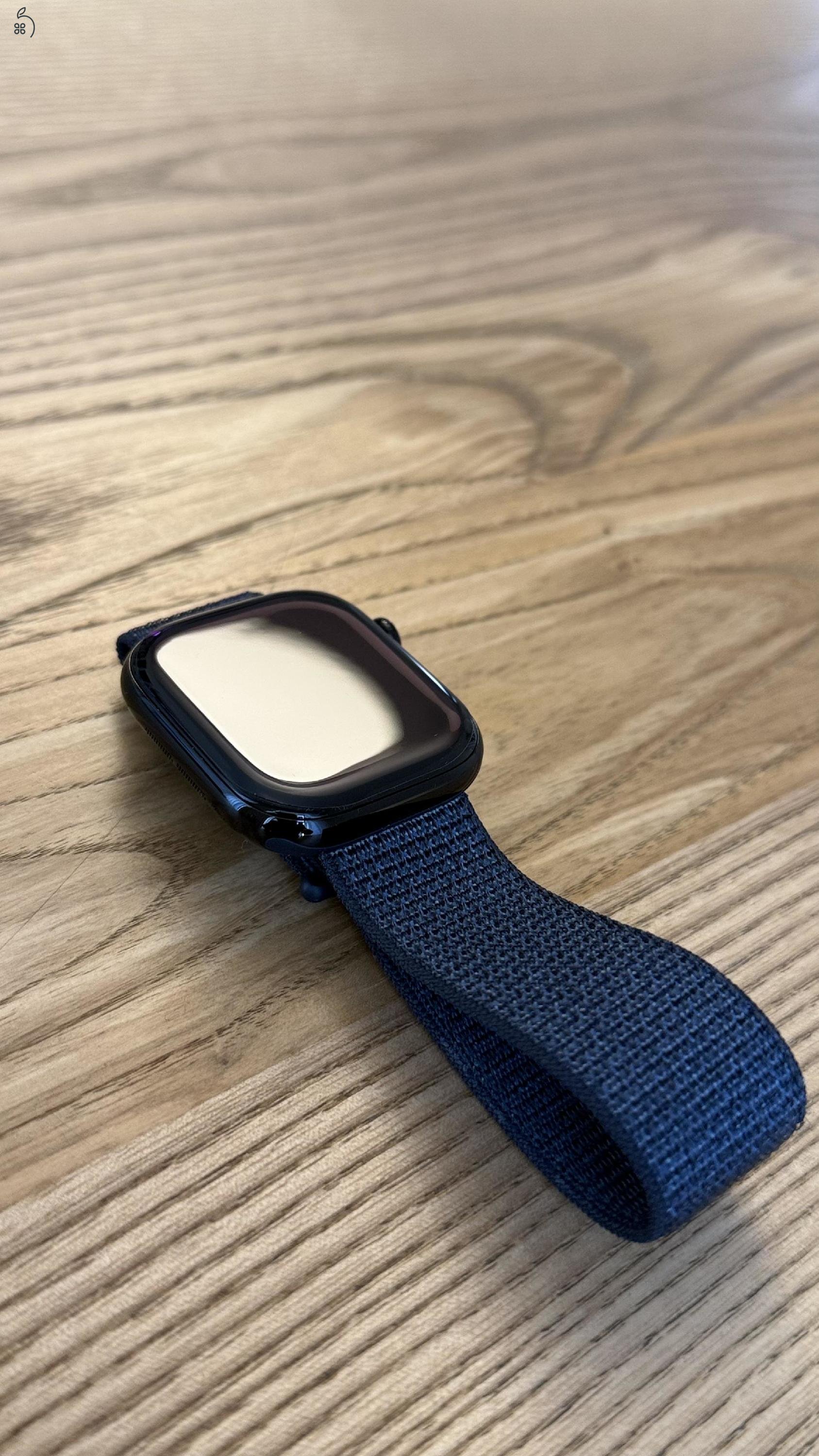Apple Watch Series 10 – 46mm Jet Black (Cellular) – újszerű, 100% akku, 2 év garancia
