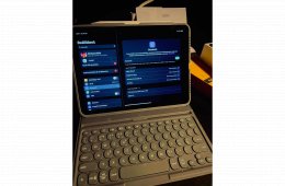 Eladó IPad Air 4, 64GB, Wifi, Sky Blue újszerű állapotban, Pencillel, billentyűzettel.
