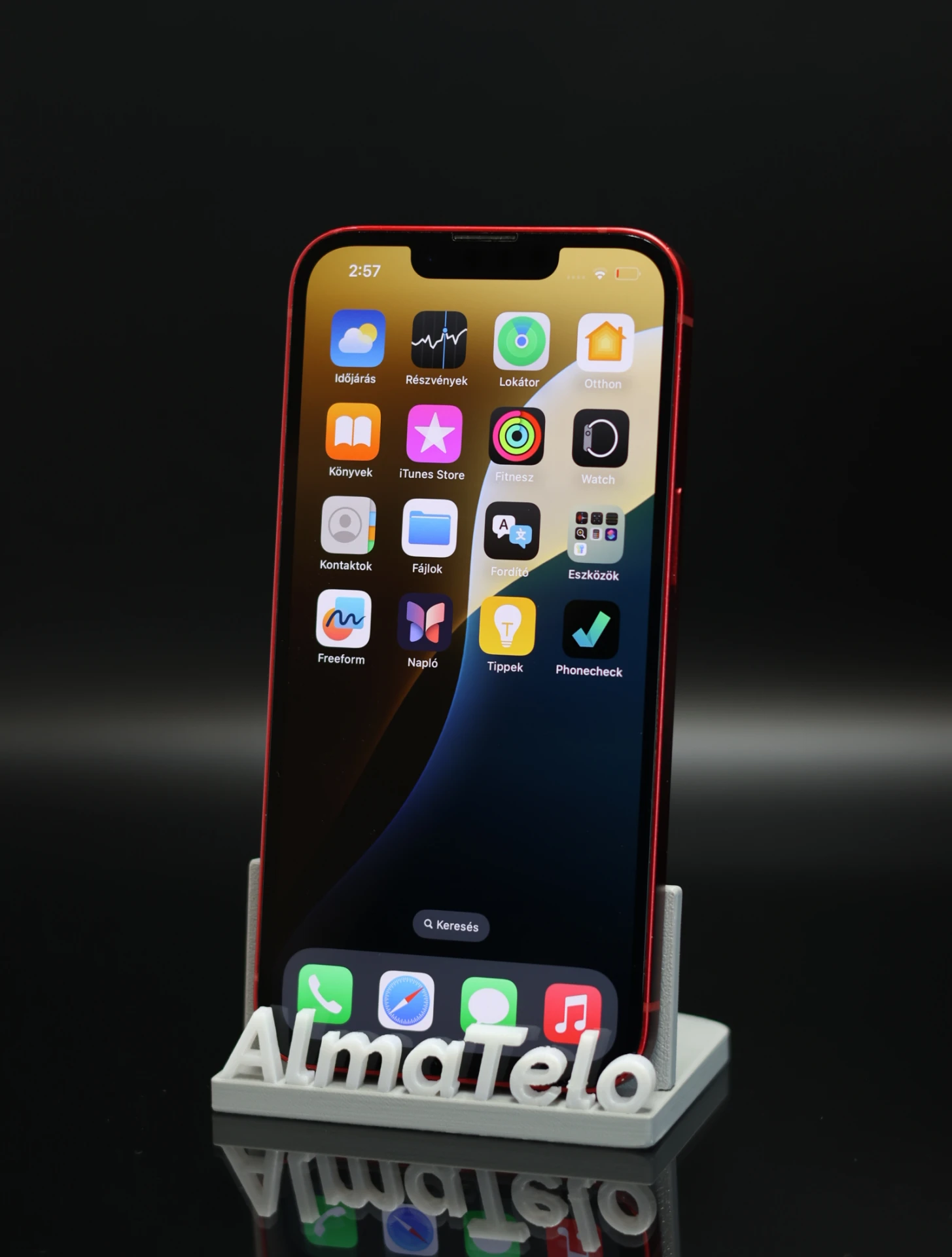 Apple iPhone 13 128 GB PRODUCT RED 100% akku - 12 HÓ GARANCIA