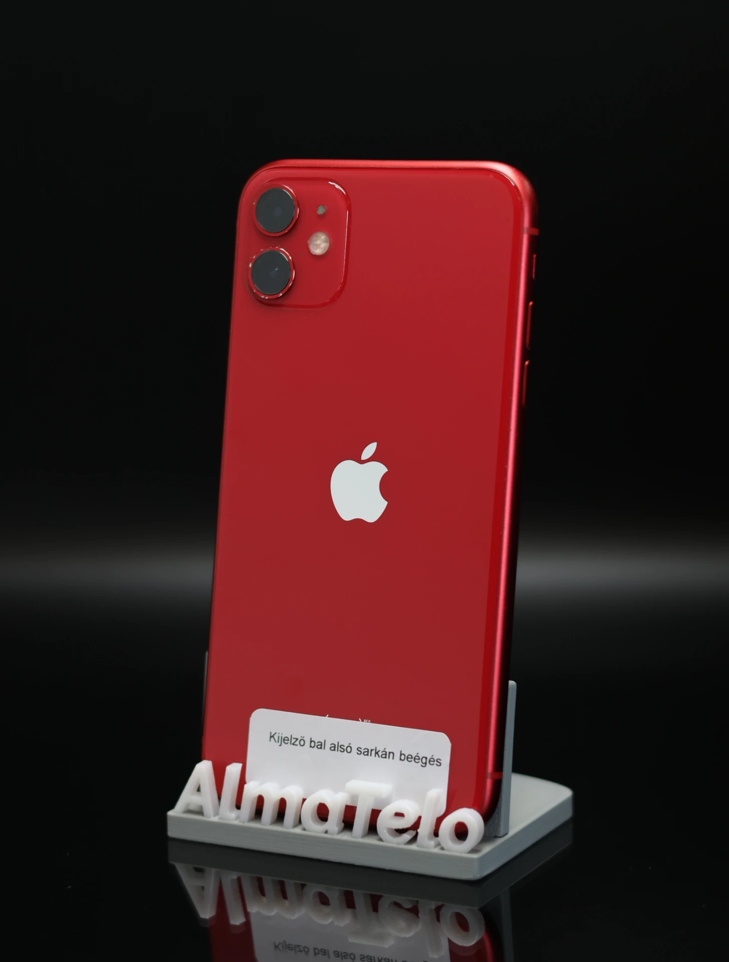Apple iPhone 11 128 GB PRODUCT RED 100% akku - 12 HÓ GARANCIA