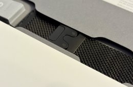 Milanese Loop Apple Watch Ultra 49mm fekete titan szíj - új - 