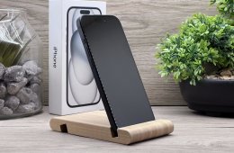 Hibátlan iPhone 15 Black 128GB 2 ÉV Garanciával Számlával 93% Akksi