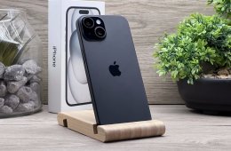 Hibátlan iPhone 15 Black 128GB 2 ÉV Garanciával Számlával 93% Akksi