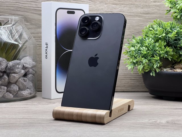 Hibátlan iPhone 14 Pro Max Space Black 128GB 2 ÉV Garanciával Számlával 94% Akksi