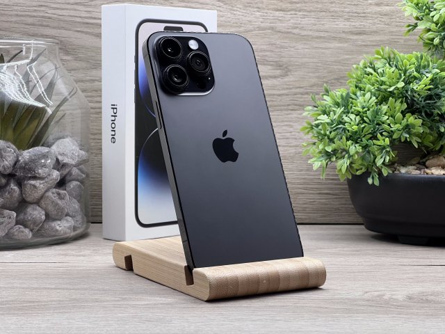 Hibátlan iPhone 14 Pro Max Space Black 128GB 2 ÉV Garanciával Számlával 94% Akksi