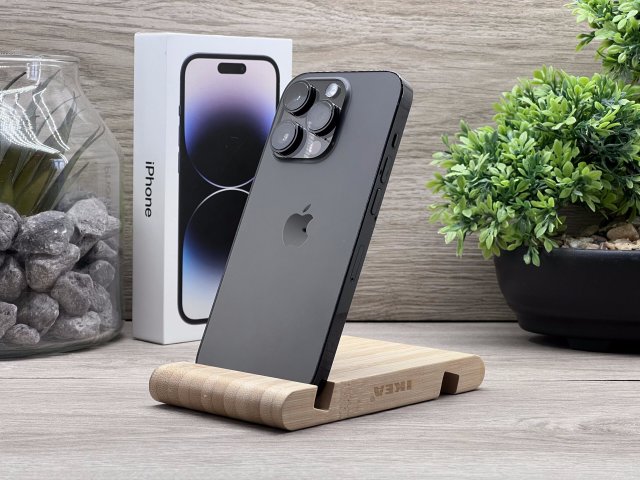 iPhone 14 Pro Space Black 256GB 2 ÉV Garanciával Számlával 90% Akksi