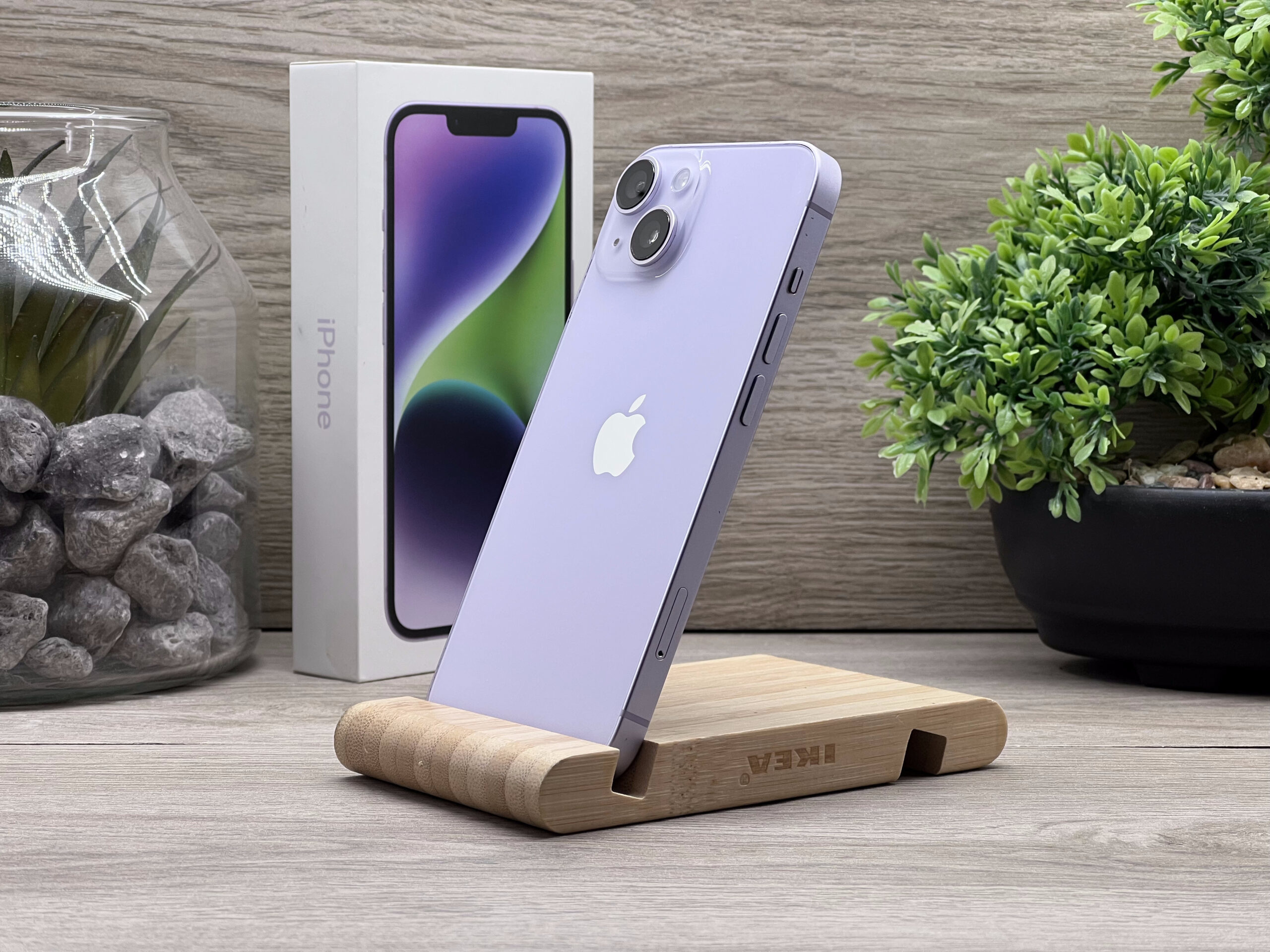 iPhone 14 Purple 128GB 2 ÉV Garanciával Számlával 91% Akksi