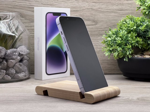 iPhone 14 Purple 128GB 2 ÉV Garanciával Számlával 91% Akksi