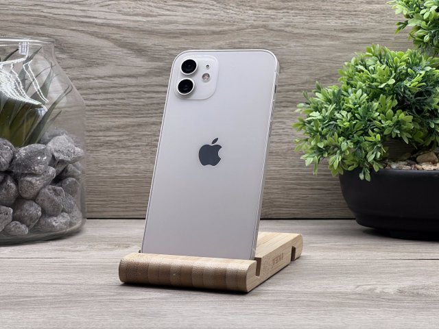 Hibátlan iPhone 12 White 64GB 2 ÉV Garanciával Számlával 100% Akksi