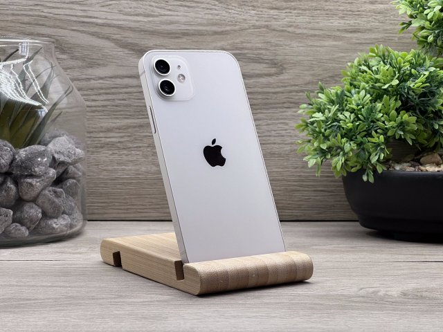Hibátlan iPhone 12 White 64GB 2 ÉV Garanciával Számlával 100% Akksi