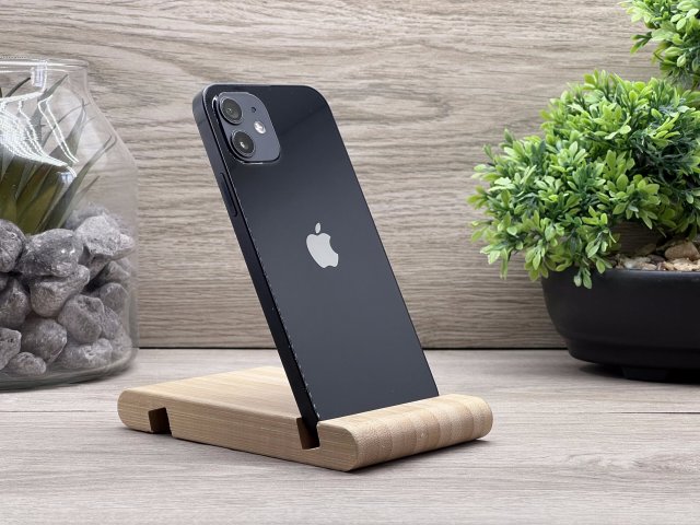 iPhone 12 Black 64GB 2 ÉV Garanciával Számlával 90% Akksi
