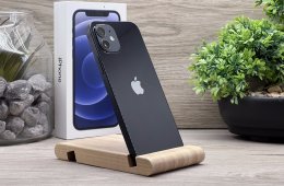 iPhone 12 Black 128GB 2 ÉV Garanciával Számlával 100% Akksi