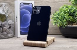 iPhone 12 Black 128GB 2 ÉV Garanciával Számlával 100% Akksi