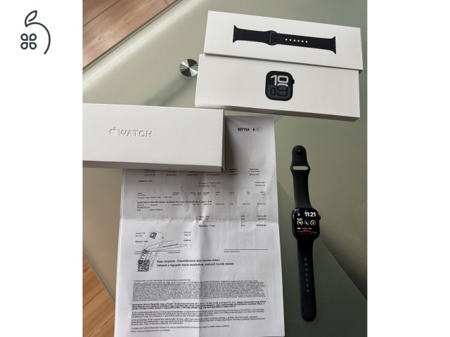 Új Apple Watch Series 10 GPS Jetblack 42mm Okosóra óra karóra