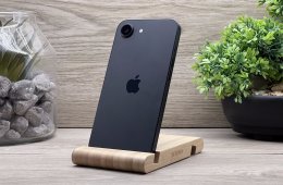 iPhone 16E Black 128GB 2 ÉV Garanciával Számlával 100% Akksi