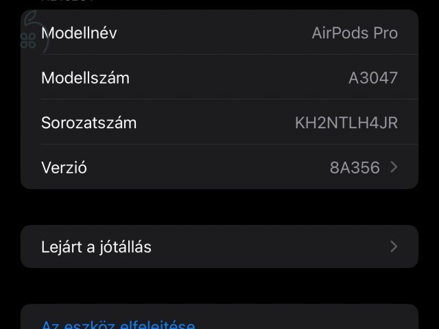 Airpods Pro (2. gen) Magsafe tokkal (USB-C)