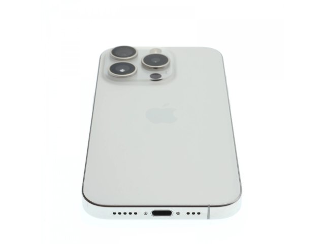 !! 1 ÉV GARANCIA !! Apple iPhone 15 Pro 128 GB White Titanium 88%