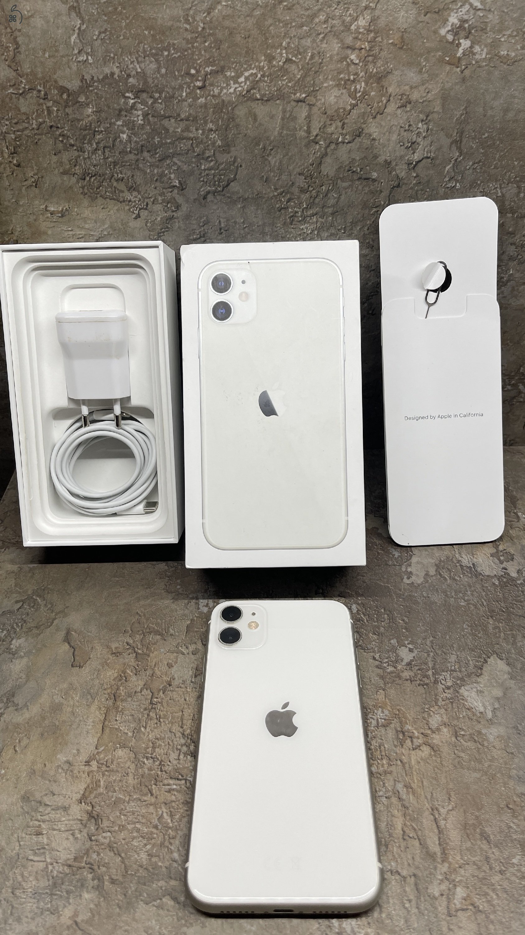 Iphone 11 128GB White Kártyafüggetlen !