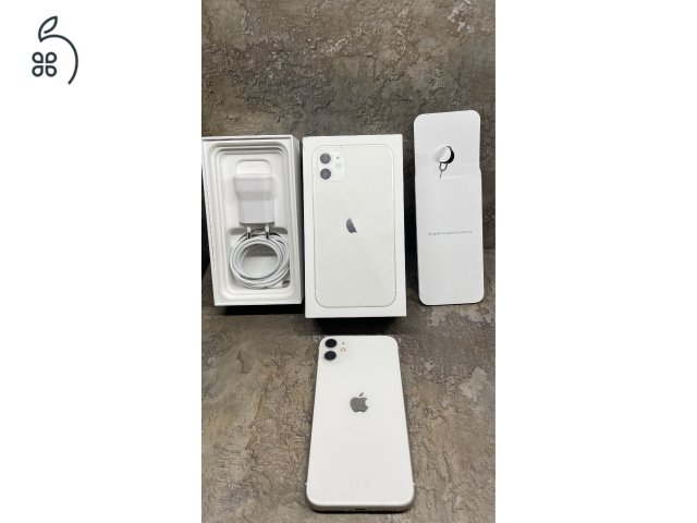 Iphone 11 128GB White Kártyafüggetlen !