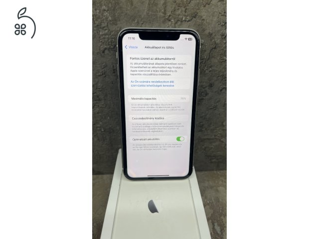 Iphone 11 128GB White Kártyafüggetlen !