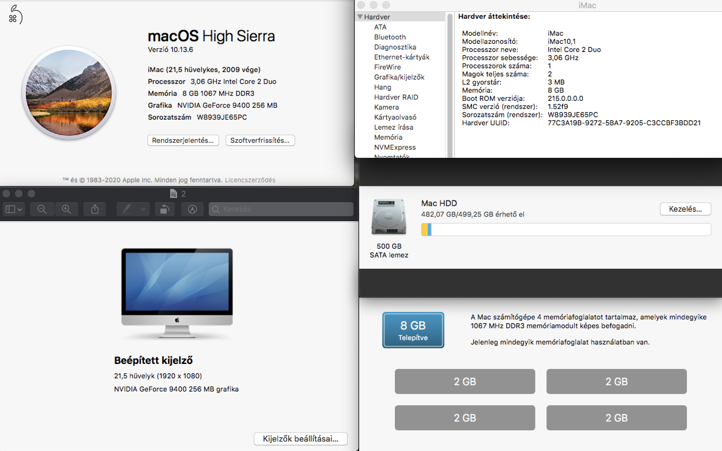 Gyűjtőknek - APPLE iMac 21,5