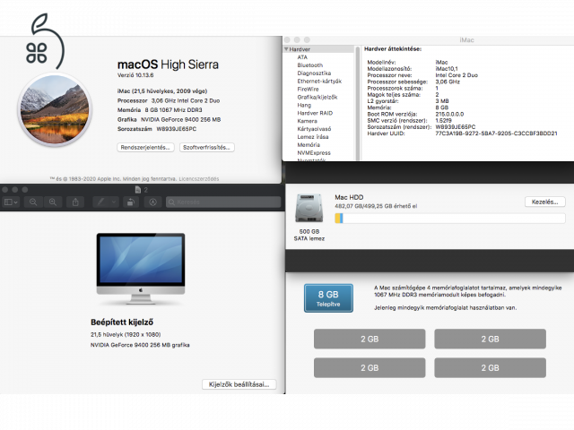 Gyűjtőknek - APPLE iMac 21,5