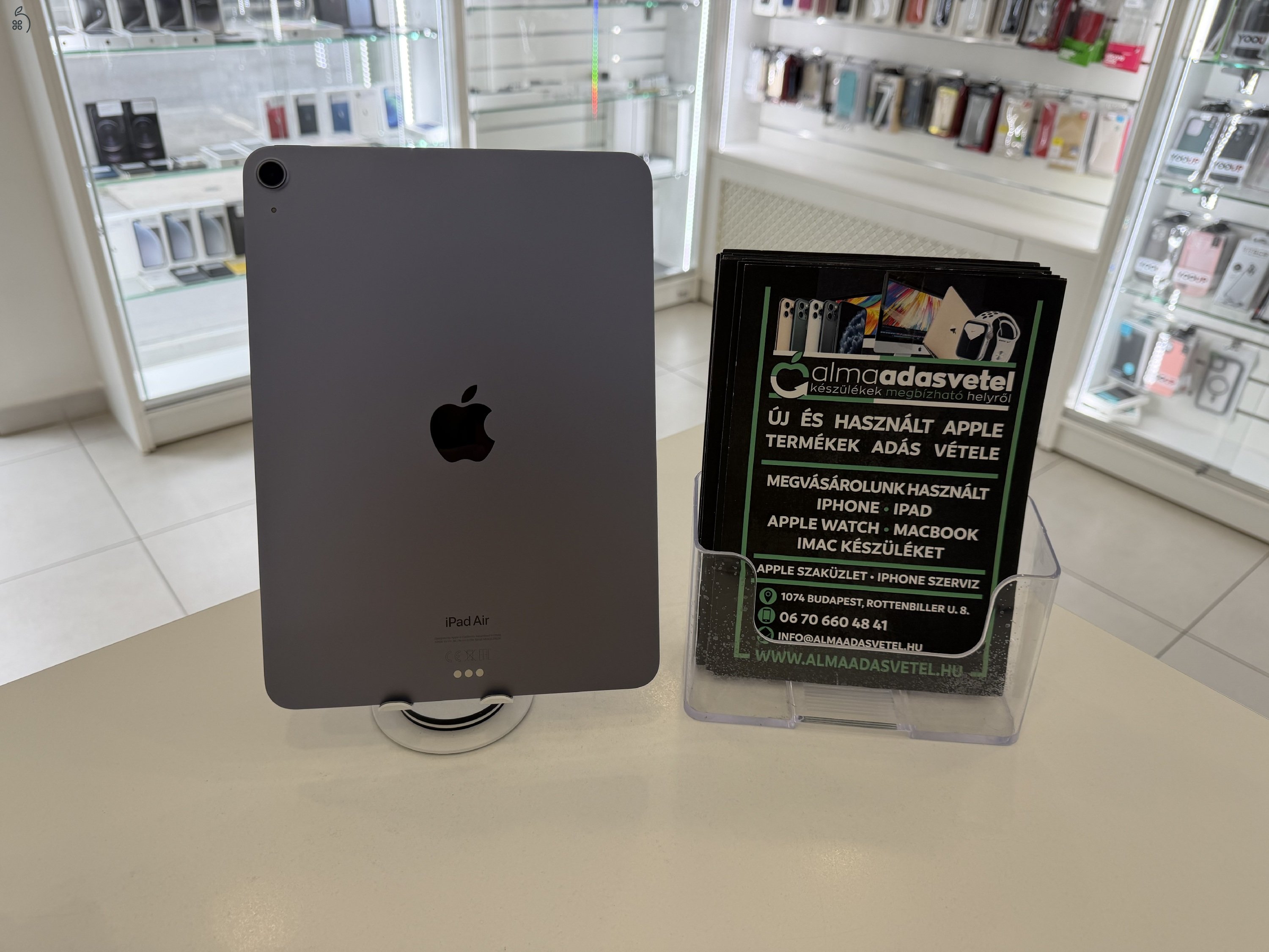 iPad Air 5 M1 64GB Wifi Újszerű/1-3 hónap gar./Akku 88%/p4503