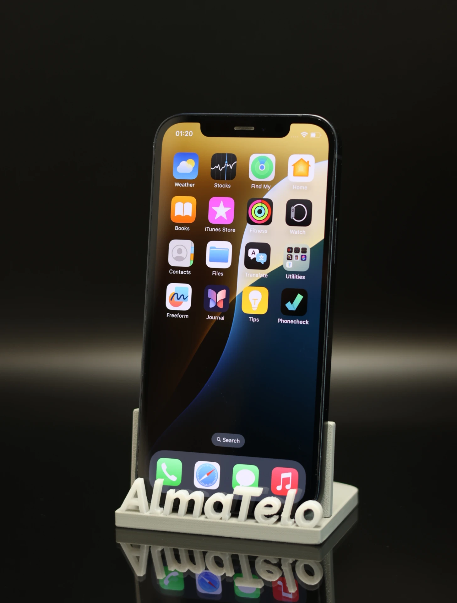 Apple iPhone 12 128 GB Black 100% akku - 12 HÓ GARANCIA
