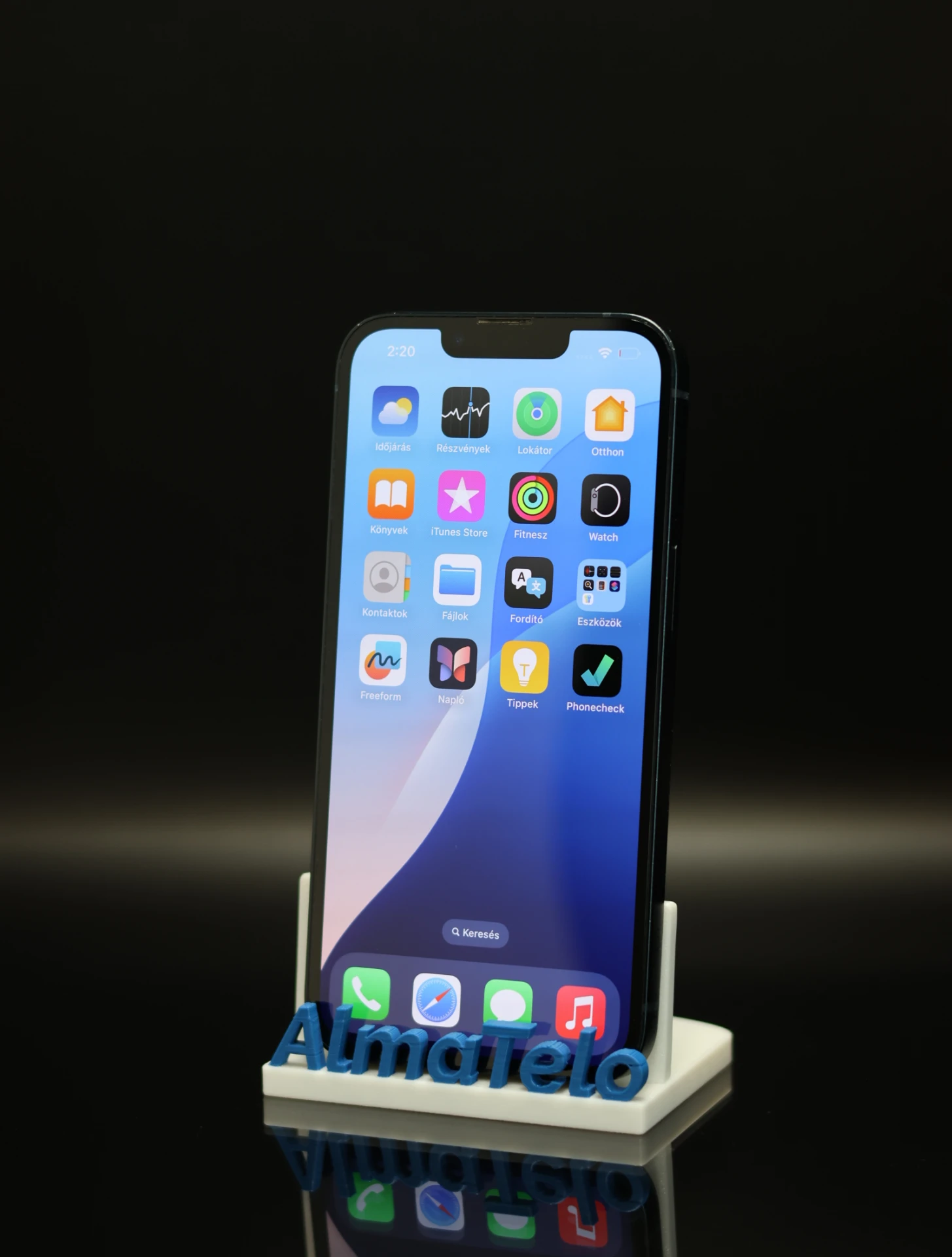 Apple iPhone 13 256 GB Midnight 100% akku - 12 HÓ GARANCIA