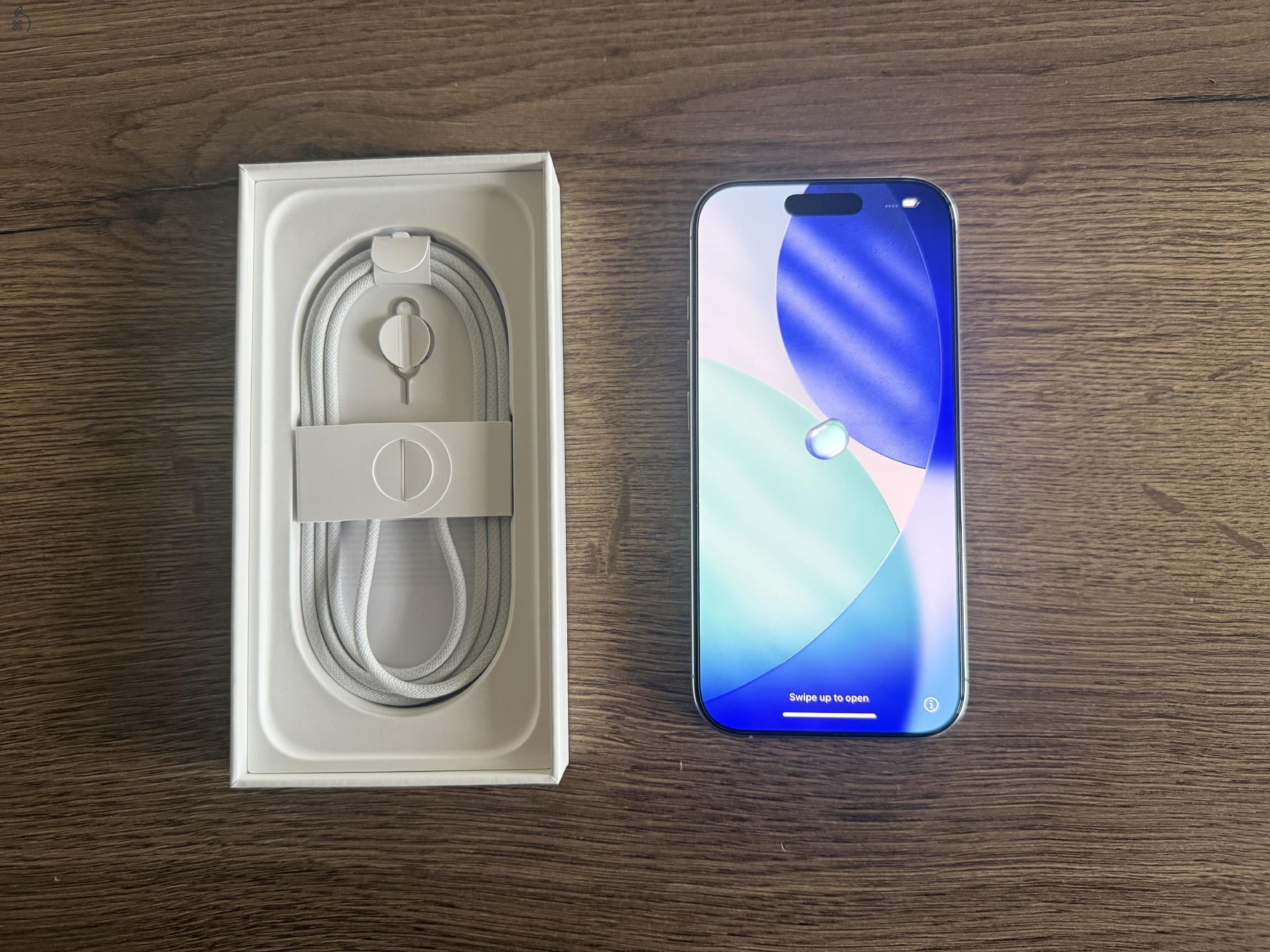 Eladó iPhone 16 Pro White Titán 512 GB - os telefon! Gyári kártya és szolgáltatófüggetlen készülék! Akku 94 százalékos, kérlek érdeklődj kérlek telefonon! Telefon / iMessage / Viber / Whats App: +36703916597