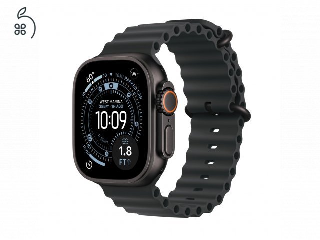 Apple Watch Ultra 3 GPS + Cellular 49mm Black Titanium Case with Black Ocean Band