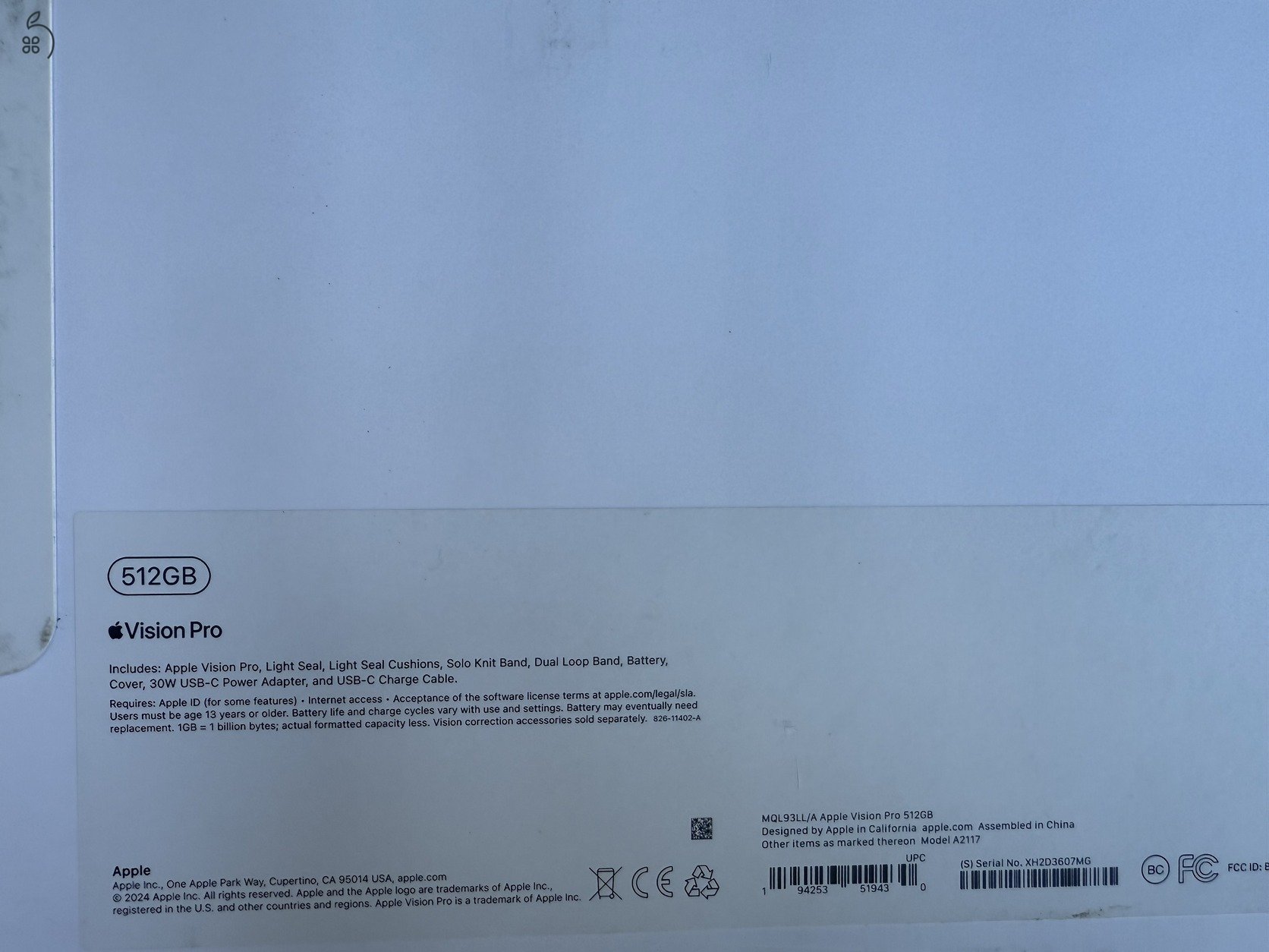 Apple Vision Pro 512 GB - Gyári állapotban