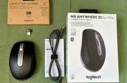 Logitech MX Anywhere 3S for Mac + Logi Bolt USB-C vevőegység (8 hónap garancia, eredeti doboz)