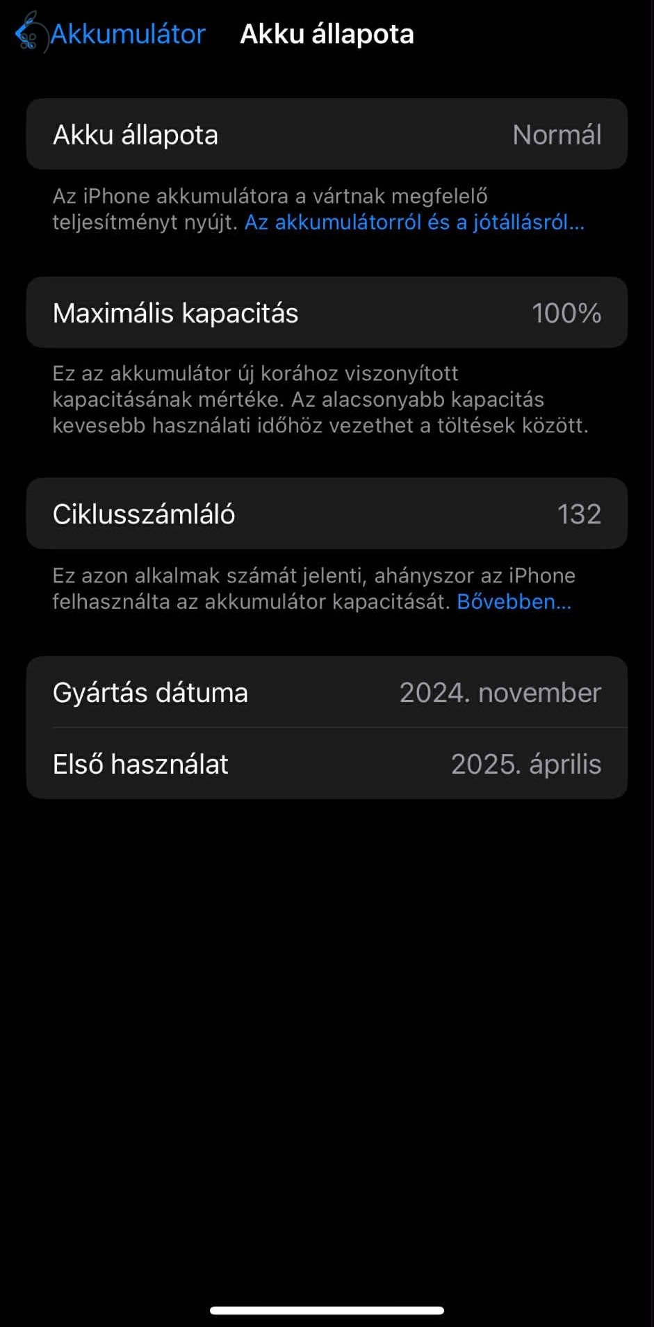 Eladó iPhone 16 pro 128 GB-kitűnő állapotban