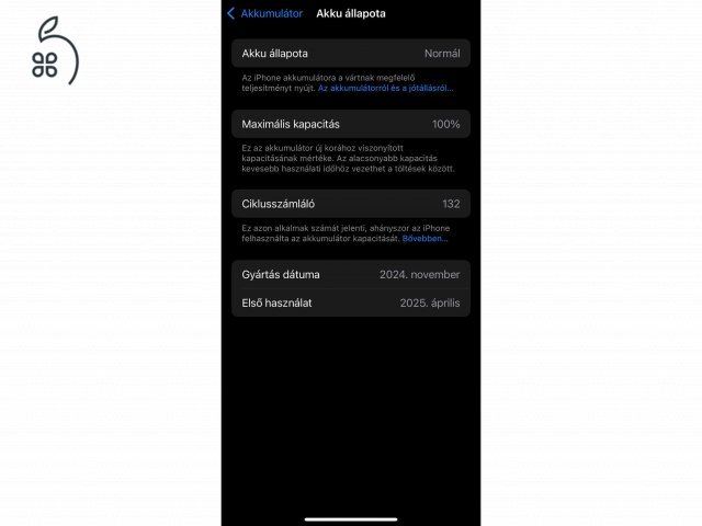 Eladó iPhone 16 pro 128 GB-kitűnő állapotban