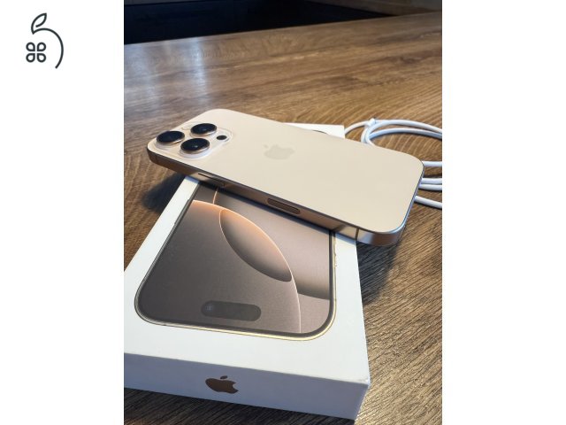 Eladó iPhone 16 pro 128 GB-kitűnő állapotban