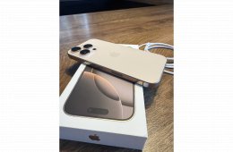 Eladó iPhone 16 pro 128 GB-kitűnő állapotban