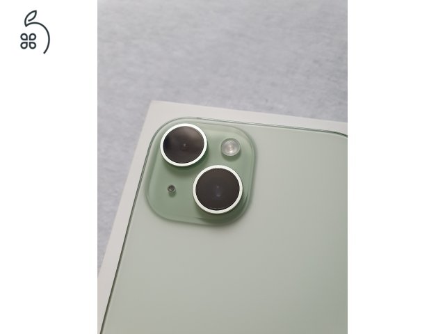 Iphone 15, zöld, 128 GB, kártyafüggetlen