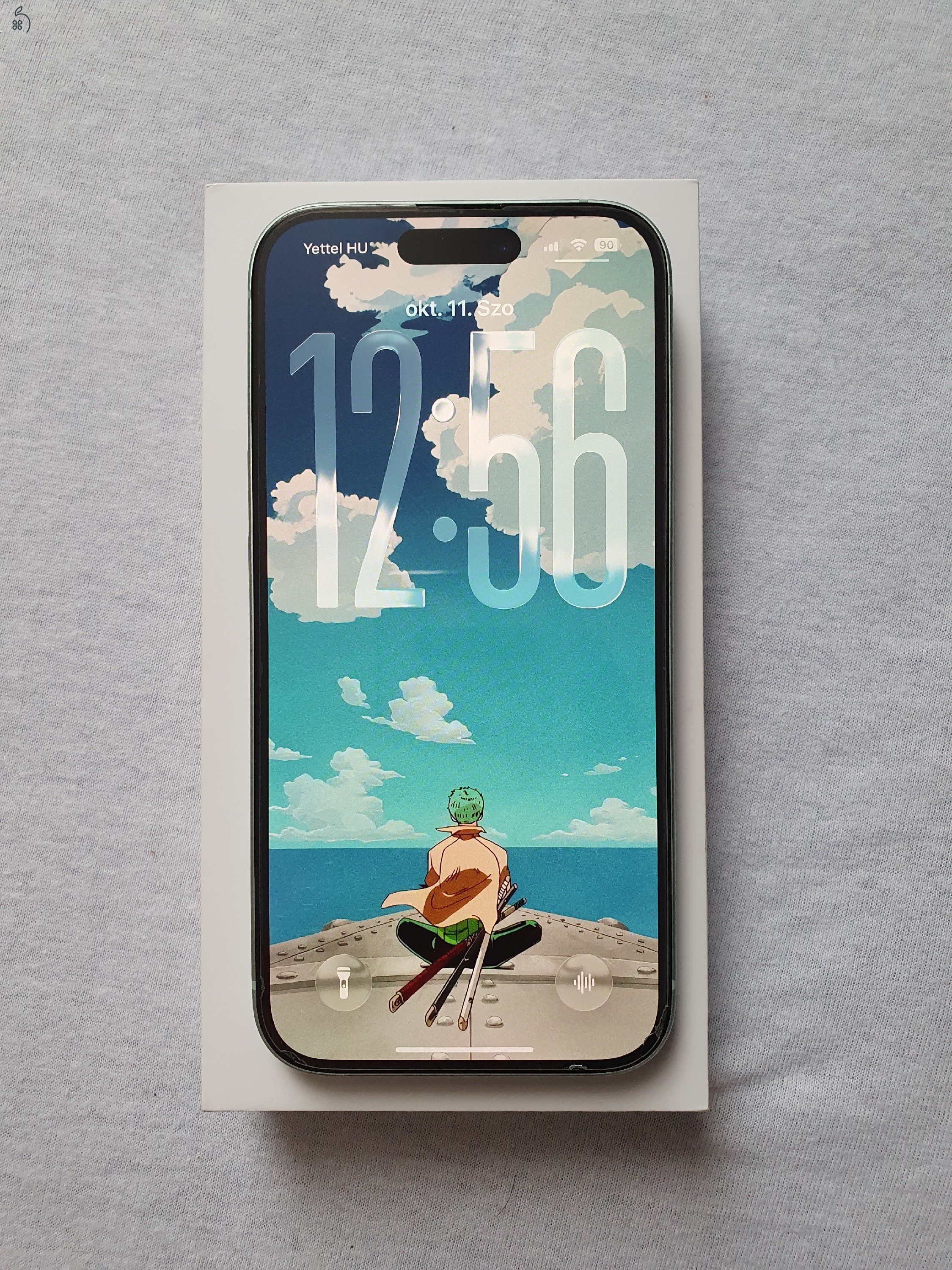 Iphone 15, zöld, 128 GB, kártyafüggetlen